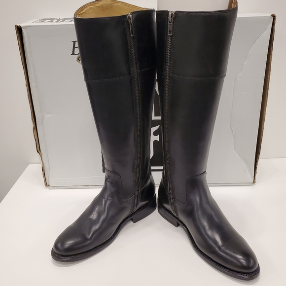 Frye Women's Jayden Button Tall Black Leather Boot US 6M - Picture 4 of 7